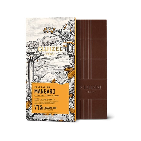 Michel Cluizel Mangaro Noir 71% Single Origin Dark Chocolate Bar - 70g 12136