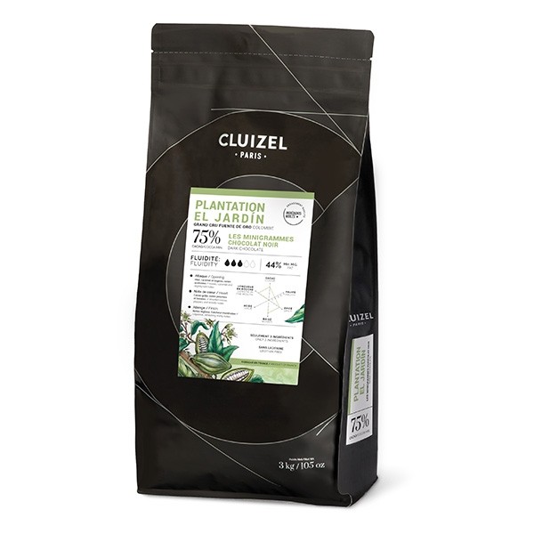 Michel Cluizel Plantation El Jardin 75% Dark Chocolate Mini-Grammes Bag - 3kg 20582