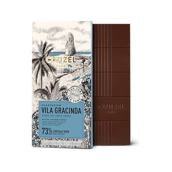 Michel Cluizel Vila Gracinda 73% Single Origin Dark Chocolate Bar - 70g 12170