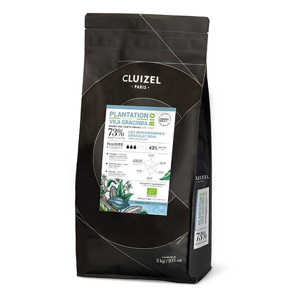 Michel Cluizel Vila Gracinda 73% Single Origin Dark Chocolate Mini-Grammes Bag - 3kg 20579