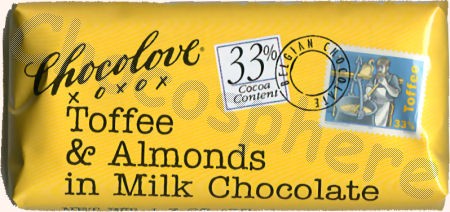 Chocolove Toffee-Almond Mini-Bar 1.3oz