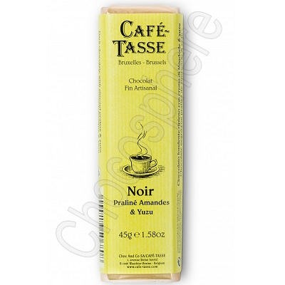 Dark Almond Praline with Yuzu Bar 45g