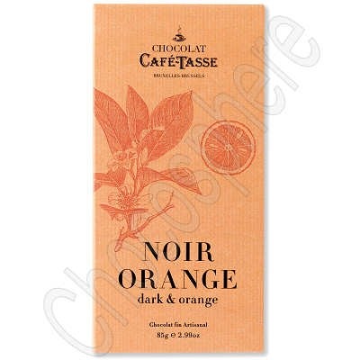 Cafe-Tasse Noir Orange Tablet