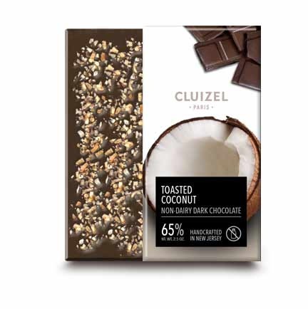 Michel Cluizel Toasted Coconut Dairy-Free Bar - 70g 80511