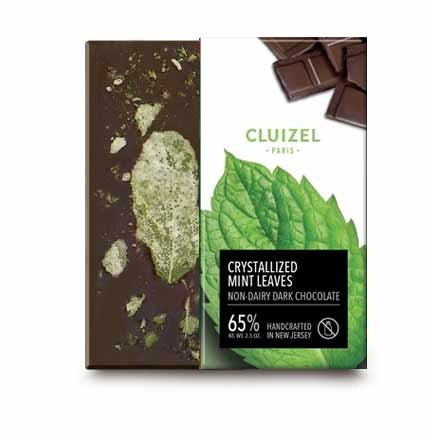 Michel Cluizel Dark Chocolate with Mint Dairy-Free Bar - 70g 80510