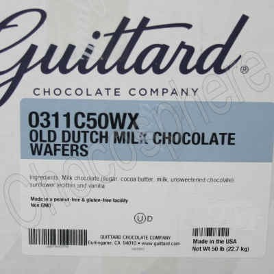 Old Dutch Milk Chocolate Wafers - 50 lb