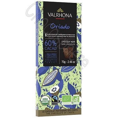 Oriado Organic Dark Chocolate Bar