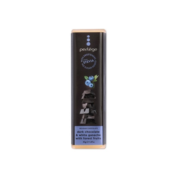 Perlege Stevia Sweetened 85% Dark Chocolate & Blueberry Ganache Bar - 42 grams 3209