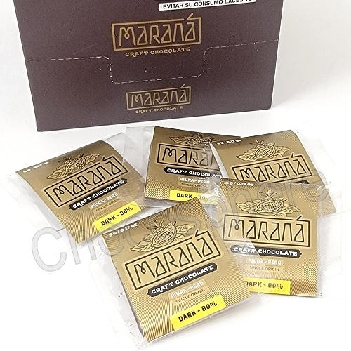 Piura Dark Chocolate Squares - 80% Cacao