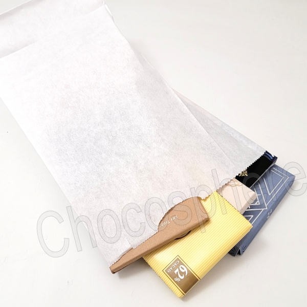 Chocosphere Dark Chocolate Bar Assortment in a Plain White Wrapper
