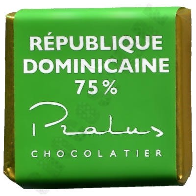 Francois Pralus Dominican Republic BIO 75% Dark Chocolate Napolitains - 1kg
