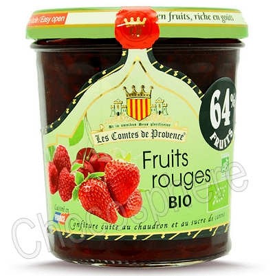 Organic Mixed Red Fruit Spread - Fruits Rouges BIO