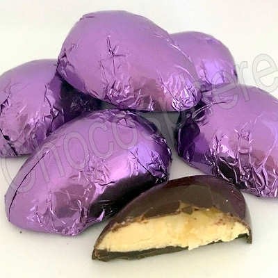 Passion Fruit & Coconut Filled Half Egg