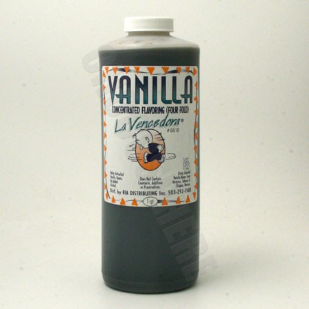 Four Fold Concentrated Mexican Vanilla Flavoring - 1 Quart