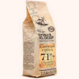 Grower's Choice 71% Cacao Buttons, Packaging Varies from Photo
