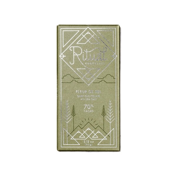 Ritual Chocolate Fleur De Sel 70% Dark Chocolate Bar - 60 g