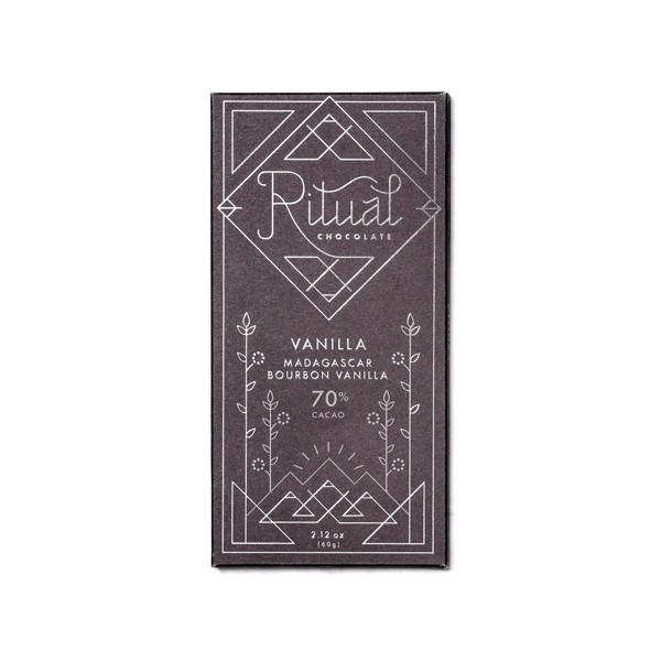 Ritual Chocolate Madagascar Vanilla 70% Dark Chocolate Bar - 60 g