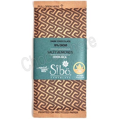 Salty Almonds Dark Chocolate Bar