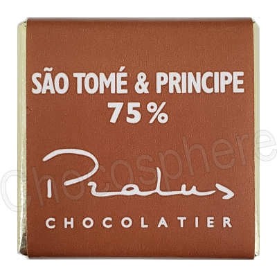 Francois Pralus Sao Tome & Principe 75% Single Origin Dark Chocolate Napolitains - 1kg