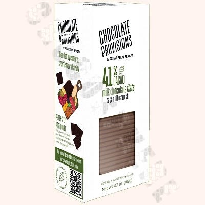 ‘Chocolate Provisions’ Milk Chocolate Mini-Bars with Cacao Nibs 41%