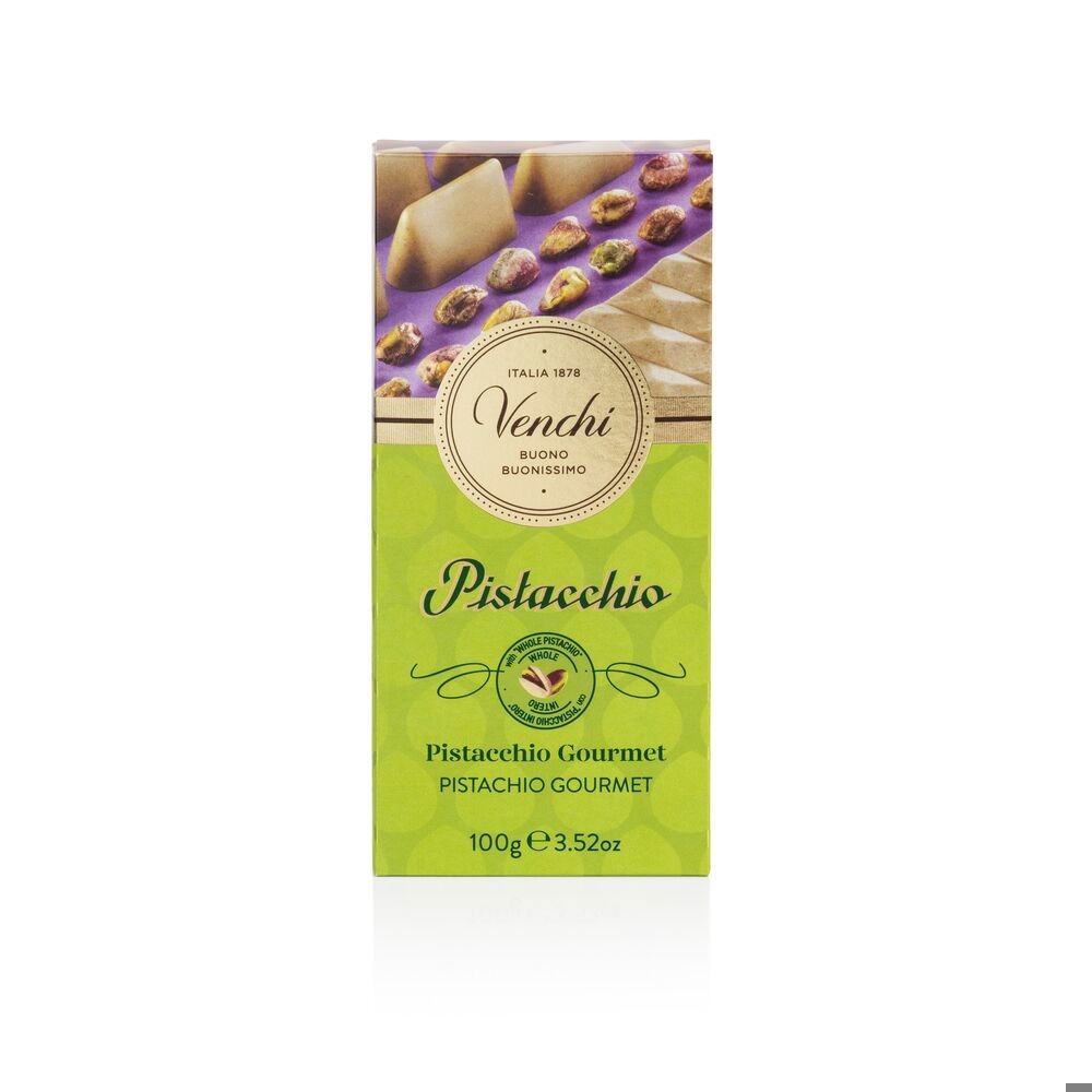 Venchi Pistachio Crunchy White Chocolate Bar - 100 grams 116610