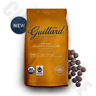 Guittard Organic Semisweet Chocolate Baking Wafers