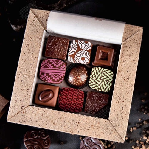 Truffle Bonbon & Caramel Bonbon Gift Box - 9pc