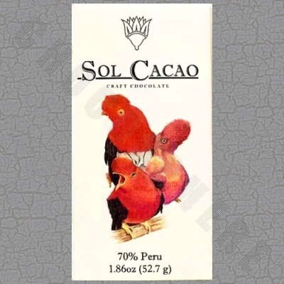 Peru Dark 70% Chocolate Bar - 1.86oz