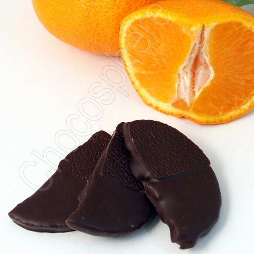 ‛Mezze Luna’ Chocolate Covered Candied Orange