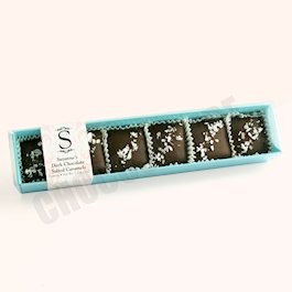 Suzanne's Dark Salted-Caramels 6-Pc Box