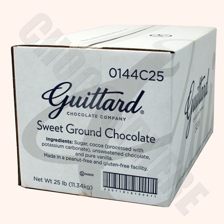Sweetened Ground Chocolate, 25 lb box