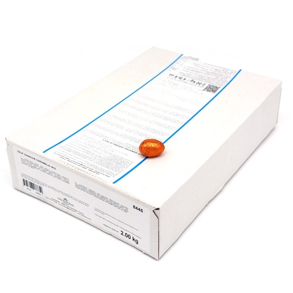 Valrhona Caramelia 36% Milk Chocolate Ganache Wrapped Eggs 2 kg