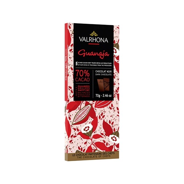 Valrhona Guanaja 70% Dark Chocolate Bar - 70 grams 33039