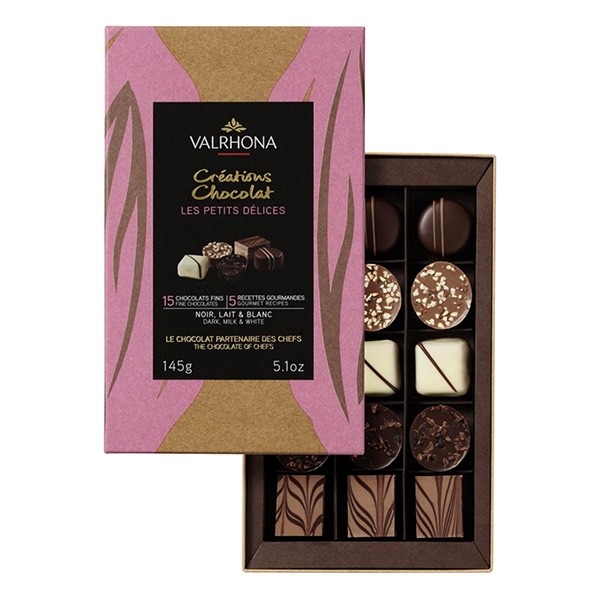 Valrhona Les Petits Delices Bon-Bons Gift Box - 15 pc - 145g 33870