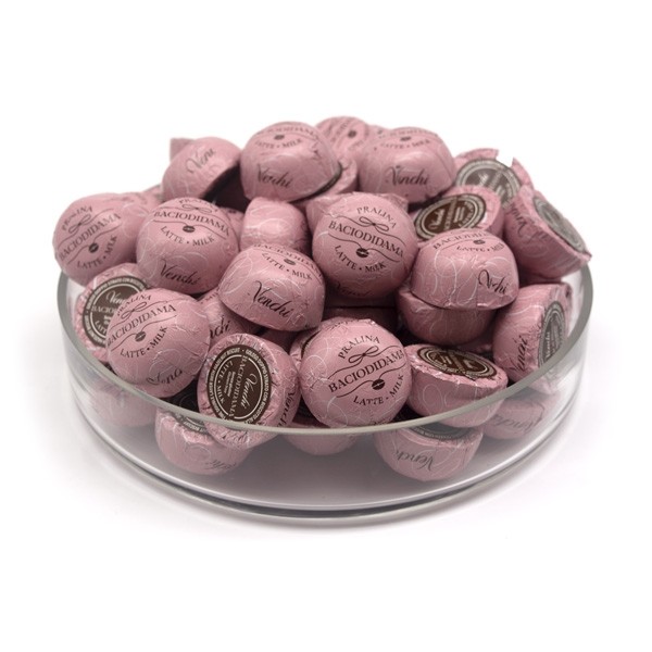 Venchi BacioDiDama Milk Chocolate Hazelnut Biscuit BonBons Bag - 1kg 112437