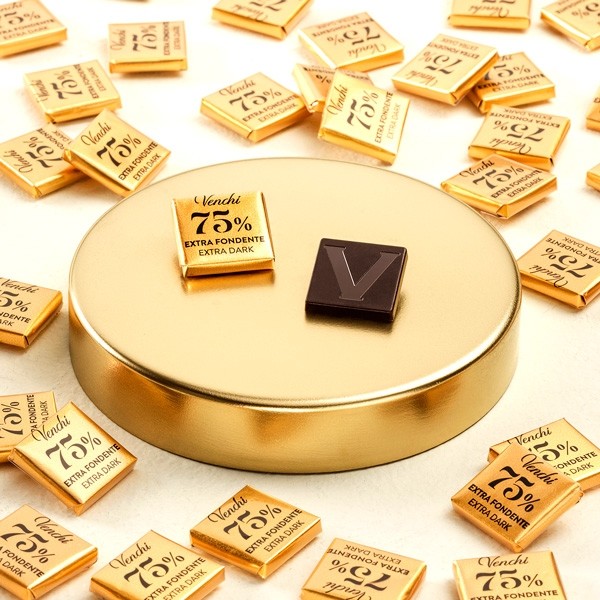 Venchi Fondente 75% Dark Chocolate Mini-Napolitains Bag - 200g 117055