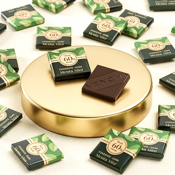Fondente Menta 60% Dark Chocolate & Mint Crunchy Napolitains Bag - 200 g 117204