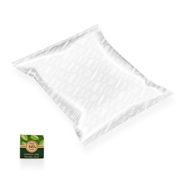 Venchi Fondente Menta 60% Dark Chocolate & Mint Crunchy Napolitains Bulk Bag - 1 kg 117204