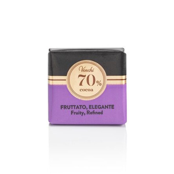 Venchi Fruttato Elegante Granblend 70% Dark Chocolate Napolitains Single - 6.8g – Chocosphere