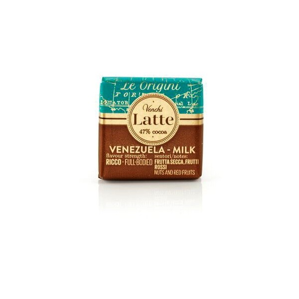 Venchi Granblend Venezuela 47% Milk Chocolate Napolitain Single - 7.5 grams 117184