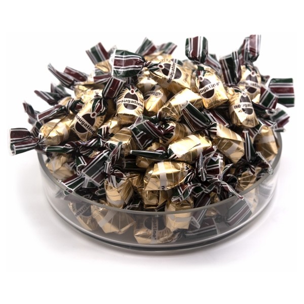 Venchi Nougatine Bonbons Hazelnuts in 56% Dark Chocolate Bag - 1kg 180071