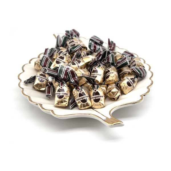 Venchi Nougatine Bonbons Hazelnuts in 56% Dark Chocolate Bag - 36-pc 180071