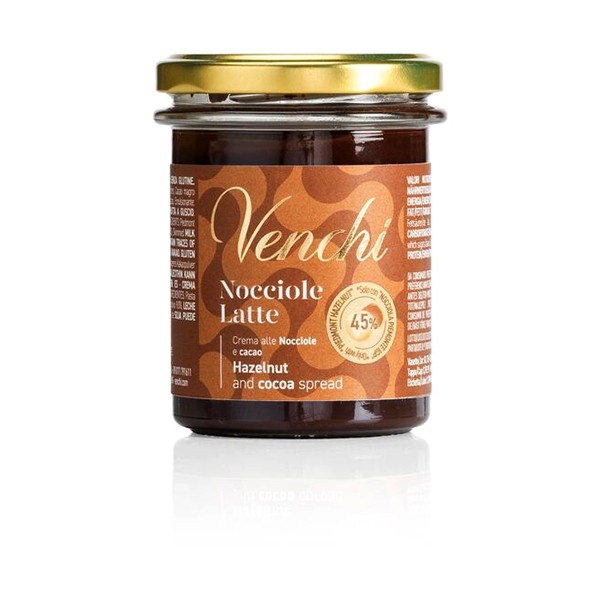 Venchi Suprema Nocciola Latte Milk Chocolate Hazelnut Spread Jar - 250 g