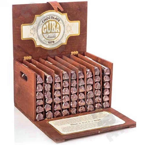  Box of 54 Chocolate "Cuba" Cigars (open)