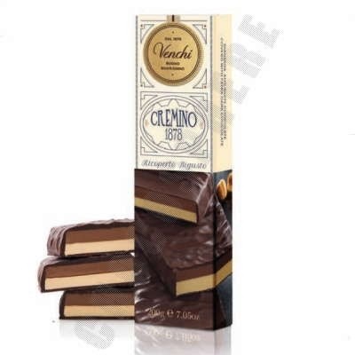Dark Chocolate Covered Cremino 1878 Tablet - 200g