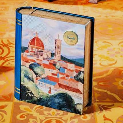 Chocoviar ‘Firenze’ Metal "Mini-Book" Assorted 6-piece Gift Box