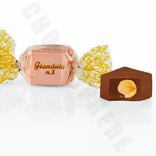 Gianduia No. 3 w/Whole Hazelnut Cube