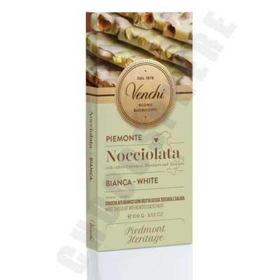 White with Pistachos, Almonds & Hazelnuts Salted Bar - 100g