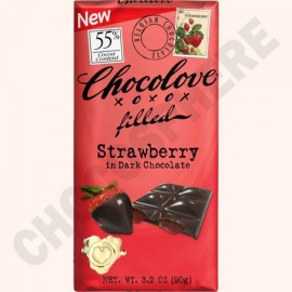 Chocolove Strawberry Creme Dark Bar 3.2oz