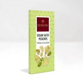 Domori Domori Salted Pistachios in White Chocolate Bar - 75g – Chocosphere